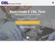 Tablet Screenshot of cbltech.com.br