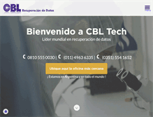 Tablet Screenshot of cbltech.com.ar